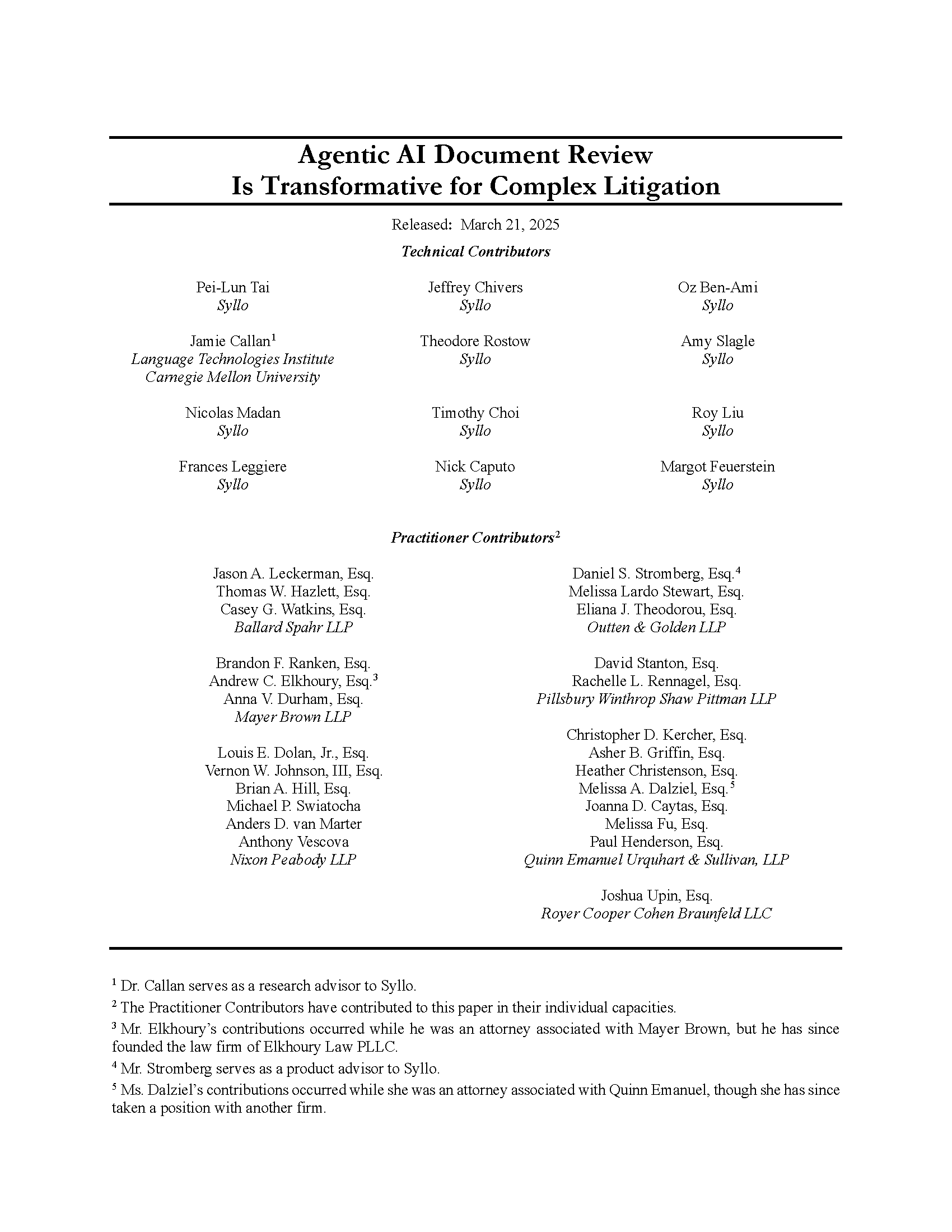 White Paper Cover
